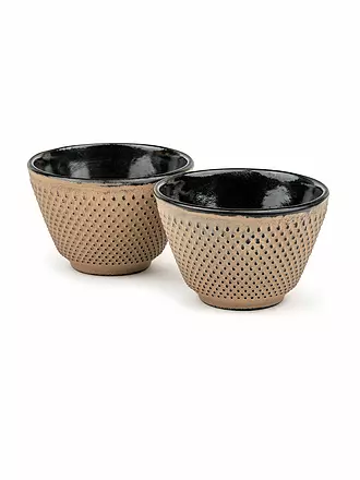 BREDEMEIJER | Juego de 2 tazas de té de hierro fundido XILIN Camel | 